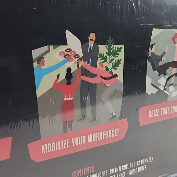 New Factory Sealed! Parody Risk Office Politics Board Game - Picture 9 of 14